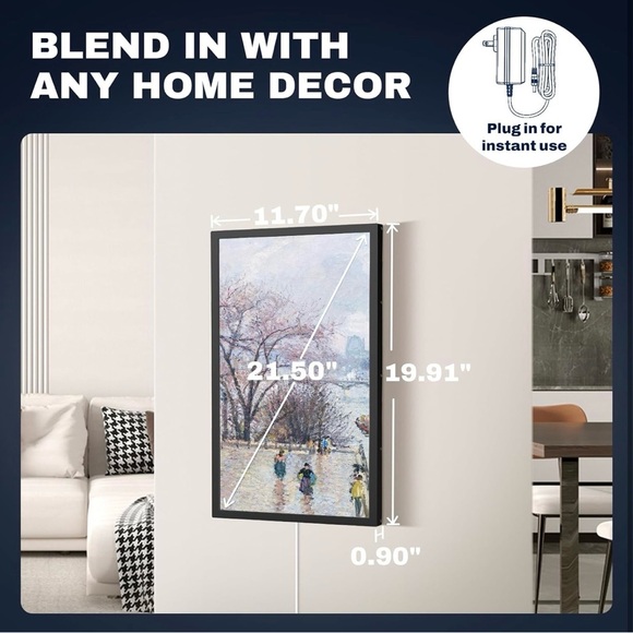 Smart Digital Photo Frame - Black Border - Picture 4 of 8